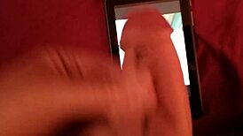 Redhead Eva Receives Cum Tribute on Ass