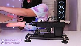 Unboxing my new sex machine, Agatha Dolly, how fast is it?