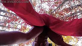 Nina Rivera cosplay fuck outside!