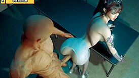 hey cutie, watch this 3d hentai rabbit girl get bent over for deep anal fuk! 🐰🔥