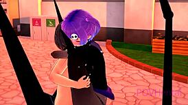 Amazing Arachne Monster Girl In Action!