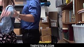 Pregnant Kimmy Granger Strip Searched and Fucked for Shoplifting