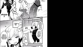 sexy anime girl ballbusts the guy till he faints 😈