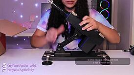 Unboxing my new sex machine, Agatha Dolly, how fast is it?