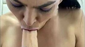 Mature woman explores self-pleasure with a toy in pov