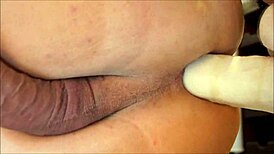 hey, watch this hot transsexual fucking her ass with a dildo on webcam