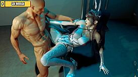 hey cutie, watch this 3d hentai rabbit girl get bent over for deep anal fuk! 🐰🔥