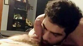 why does my boyfriend's sloppy blowjob end with a deepthroat cumshot?