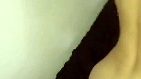 A horny young Latina prostitute bends over for intense homemade sex with her partner