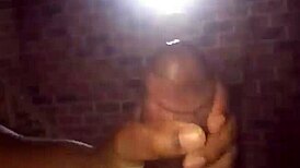 Sloppy Outdoor Blowjob Action in Public Hallway Setting