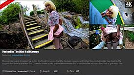 4K HD Hardcore Ebony Stepdaughter Bends Over for Stepdad and Boyfriend. Same Day Doggystyle Action at Mini Golf Course with Pornstar MsNovember.