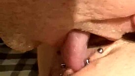Mikke18 performs in a homemade amateur video with licking and pussy focus