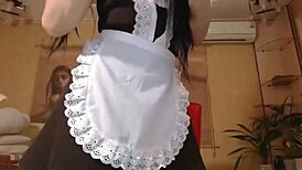 Aspasia rocks USSR uniform for solo play!