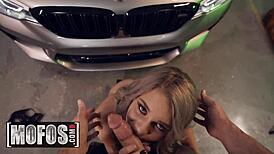 Gabbie Carter's Intriguing Titty Fuck And Ride