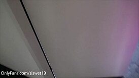 Petite teen gets wet while blowing and banging siswetlive com