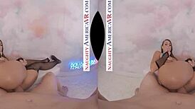 Gia Derza stretches her bubble butt for balls deep assfucking and creampie