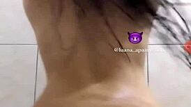 luana bathing and masturbating with toy 😘