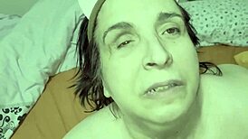 Hey, splash that hot cum all over my face now!