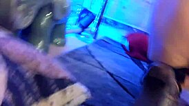 hotwife steffi stellar does a sexy pussy dance for her husband at home