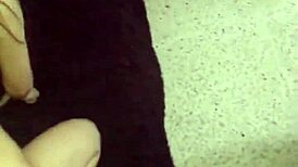 A horny young Latina prostitute bends over for intense homemade sex with her partner