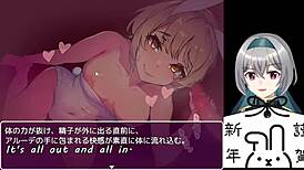 Hero falls intensely in bunny-girl forest trial adventure