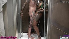 OMG, I’m Like Totally Obsessed with Dark Dea! Me and My Bull Dark Gettin’ Wet and Wild with Huge Seahorse XL in Bathroom, Part 3!!