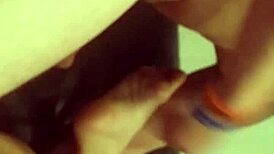 Asian woman taking a massive cock deep inside her tight body