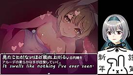 Hero falls intensely in bunny-girl forest trial adventure