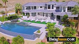 Booty Massage For Hot Blonde In Messy Swinger Gathering