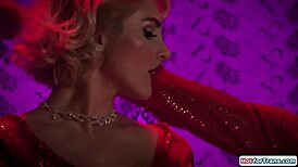 i'm a shaved tgirl dancer fucking my babe colleague's tight pussy with my hard cock