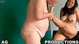 Complete 4K Striptease Movie: Agarabas and Olpr Undress with Passionate Dancing and Ripped Clothes