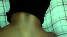 Fucking my ex's tight pussy with big black cock for creampie