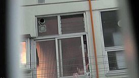 Neighbor's thong tease