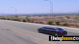 Booty Massage For Hot Blonde In Messy Swinger Gathering