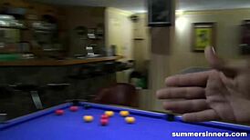 i'm in summer sinners, group banging on the pool table, deepthroating and all
