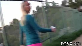 emily austin engages in intense pov fucking and blowjob