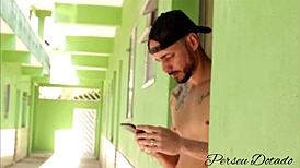 my neighbor bathing in the backyard made a topless lass i couldn't resist when she threw her bikini top on me