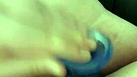 Hey, i'm playing with my new dildo 😏 it's so naughty and fun!