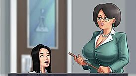 Anime Babe Rides Hard in Summertime Saga Part 8 Gameplay