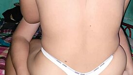 Stepsister and I sneak from party to bedroom for secret fuck part 2