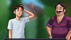 Anime Babe Rides Hard in Summertime Saga Part 8 Gameplay