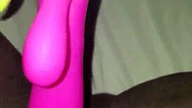 Up close vibrator play on wet hairy bbw pussy keeps dying.