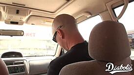 Blonde And Brunette Threesome Swallowing Cock In Missionary And Riding