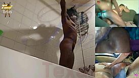 Milf Creampie with Big Ebony Ass