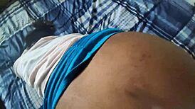 Ebony bbw with fat ass and pussy gets fucked by big black cock