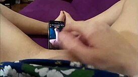 POV - Real Amateur Redhead MILF Masturbating Hard While Watching Porn in Homemade Video