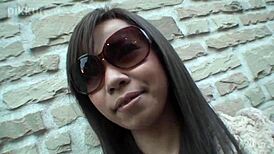 Nasty hotel pickup with Japanese slut