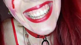 Shyyfxx Redhead Enslaves Evil Man with Intense Feet Fetish Femdom