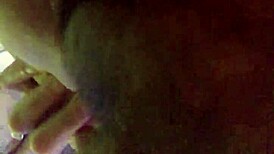 hot blonde milf in pink stockings gets licked and sucked by her boyfriend