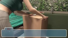 Complete gameplay of happy summer part 9 in bathroom setting